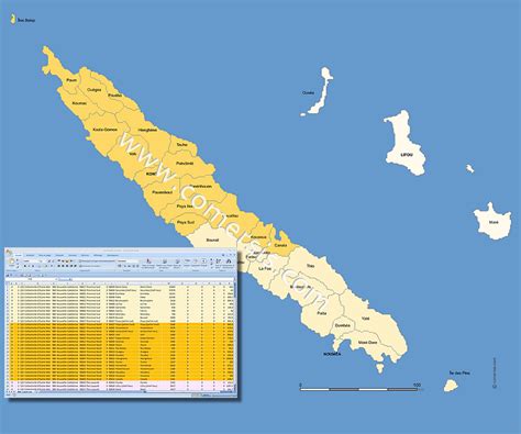 nouméa code postal|Code postal des 36 communes de la Nouvelle Calédonie